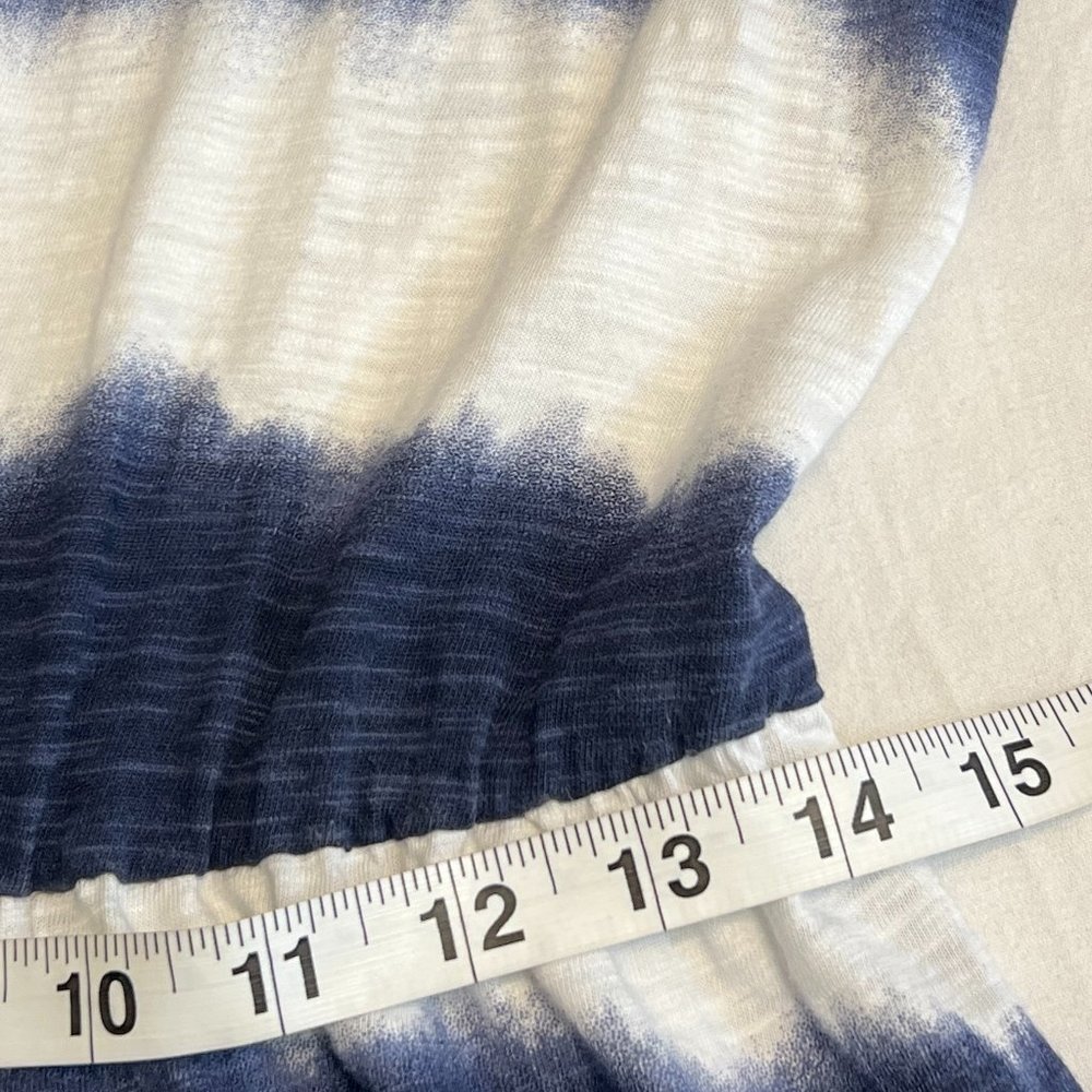 Old Navy Women's Midi Dress Elastic Waist Tie Dye Short Sleeve Size M - Picture 6 of 8